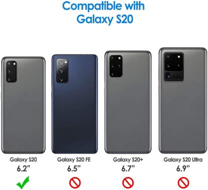 Samsung Galaxy S20 telefonikaaned, must (6,2") - Image 2