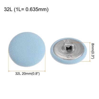 Kangakattega nööbid (20tk, läbimõõt 20mm) - Image 2
