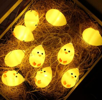 LED valguskett tibudega (2m, 10 LED)