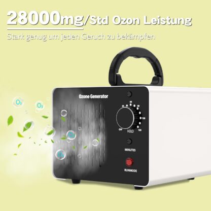 Tööstuslik osoonigeneraator - õhupuhastaja ja bakterite ning lõhnade eemaldaja (30000 mg/h, 300 m²) - Image 2