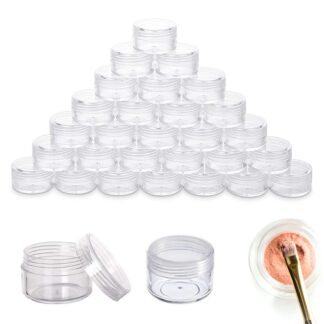 Tühjad keeratava kaanega purgid kosmeetika, pärlite vms jaoks (30tk, 5ml)