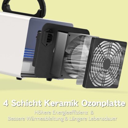 Tööstuslik osoonigeneraator - õhupuhastaja ja bakterite ning lõhnade eemaldaja (30000 mg/h, 300 m²) - Image 3