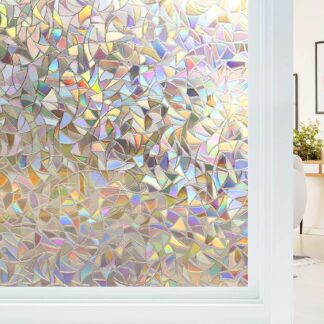 Privaatsuskile aknale, lehtedega muster (90x400cm)