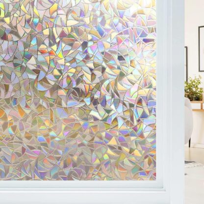 Privaatsuskile aknale, lehtedega muster (90x400cm)