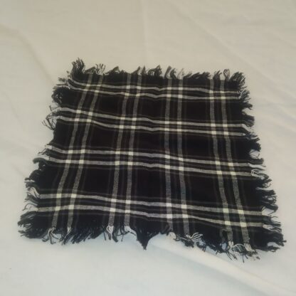 Must-valge ruuduline linik, 26x26 cm
