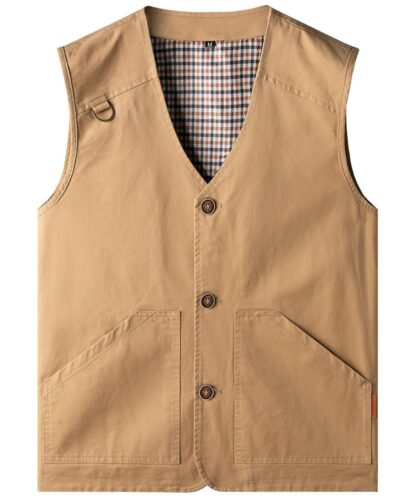Meeste õuevest, khaki (3XL)