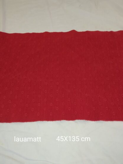 Punane laudlina, 45x135 cm
