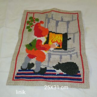 Tikitud linik, 25x31 cm