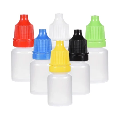 Väikesed tilgutuspudelid 48 tk komplektis, 5 ml
