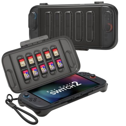 Nintendo Switch 2 (2025) kaitsekarp, läbipaistev must