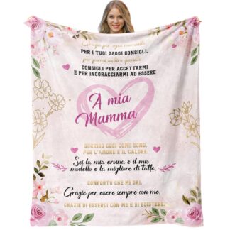 Pehme tekk pleed emale (130x150cm)