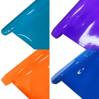 Läikiv paks kunstnahalaadne vinüülmaterjal kottide, ehete jms tegemiseks 30x135 cm