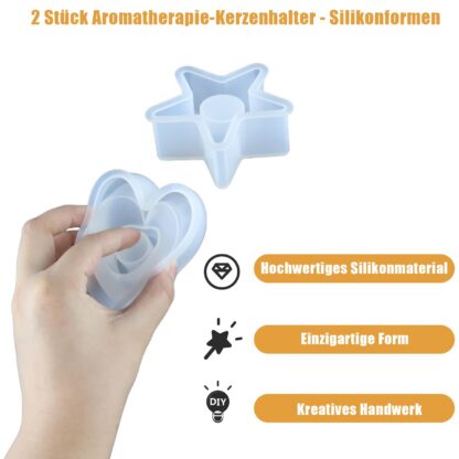 Silikoonvormid küünlajalgadele (2tk) - Image 3