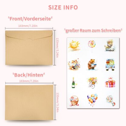 Laste sünnipäevakaardid (12tk) - Image 3