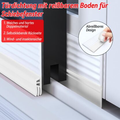 Uksetihend, valge (400cm), hoiab ukse alt tuleva külma ja niiskuse väljas - Image 3