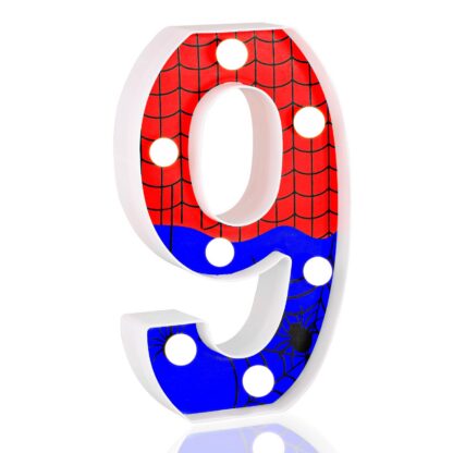 Ämblikmehestiilis LED-lamp number 9