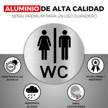 WC-ukste kleebised (Ø 10cm) - Image 2