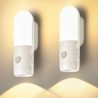 LED öövalgustid, liikumisanduriga (2tk, 3 värvi temperatuuri)