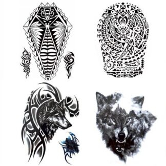 Huntide ja muude motiividega tattookleebised, 8 lehte