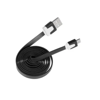 Micro USB laadimiskaabel, juhuslik värv, must või valge, 1 m