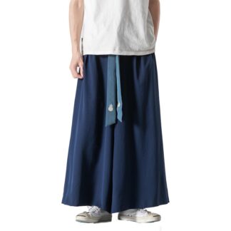 Meeste laiade säärtega joogapüksid, tumesinine (s. S)