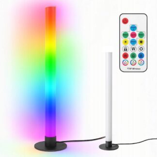 Moodne LED-lamp lauale või põrandale, muusika taktis liikuv, puldiga, 40 cm
