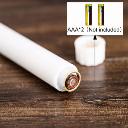 Valged pikad LED-küünlad, 12 tk komplektis - Image 3