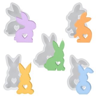 Jänkudega silikoonvormid 5 tk