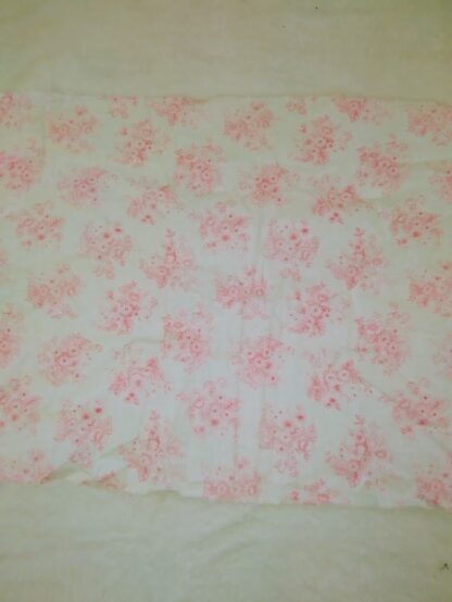 Roosade lilledega linik või kangajupp 35x79 cm