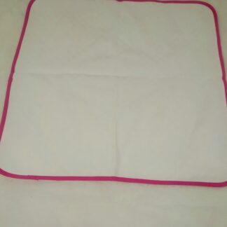 Roosa servaga valge linik 43x43 cm