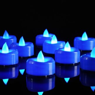 24 sinist LED-küünalt komplektis