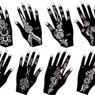 Hennatattoo šabloonid, 8 lehte