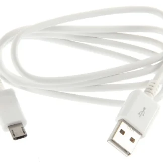 Valge Micro-USB laadimiskaabel 2m