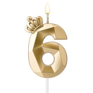 Sünnipäevaküünal number 6