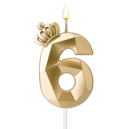 Sünnipäevaküünal number 6
