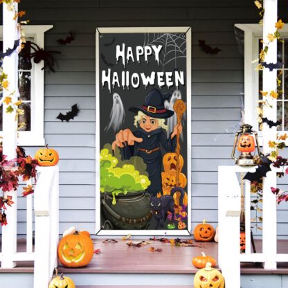 Bänner või silt Happy Halloween 185x90 cm, ukse peale - Image 3