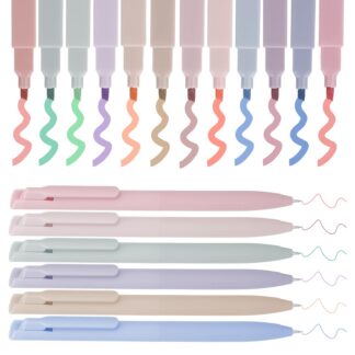 Pastelsed markerkriidid ja geelpliiatsid (12tk markerkriite, 6tk pliiatseid, 0.5mm)