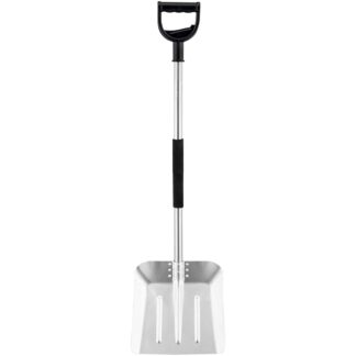 Alumiiniumist lumelabidas, D-käepidemega (31x33cm, käepide 130cm)