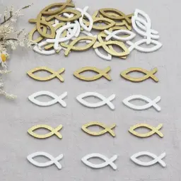 Kuldsed ja valged kalakesed 100 tk