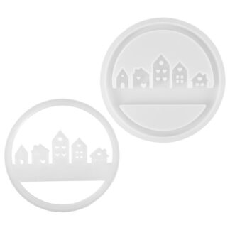 Silikoonvormid valamiseks, majad ja küünlaalused