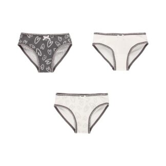 3 paari tüdrukute puuvillaseid aluspükse vanusele 2a.