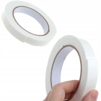 Vahtmaterjalist kahepoolne teip, laius 1,5 cm, pikkus 2,8 m