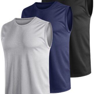 Meeste hingavad varrukateta spordipluusid 3 tk komplektis (s. 3XL)