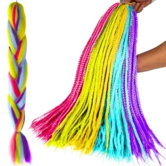 Paks värviline pats punumiseks, 60 cm
