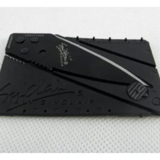 Krediitkaardikujuline terav volditav nuga, saab hoida rahakotis