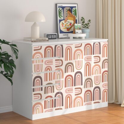 Pruunika mustriga kleebitav tapeet seinale või mööblile, 44,5x300 cm - Image 3