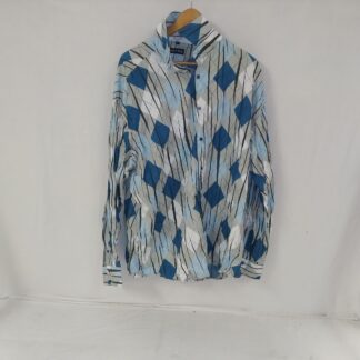 Meeste rombimustriga särk, suurus 47/48