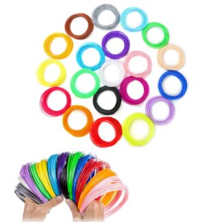 3D pliiatsi filamendid 10 värvi 5m/tk, 1.75 mm PLA