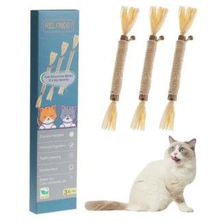 Kassi närimispulgad catnipiga (palderjan) (5tk)