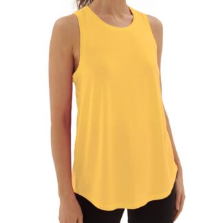 Naiste sporditopp, pehme, munakollane (s. S)